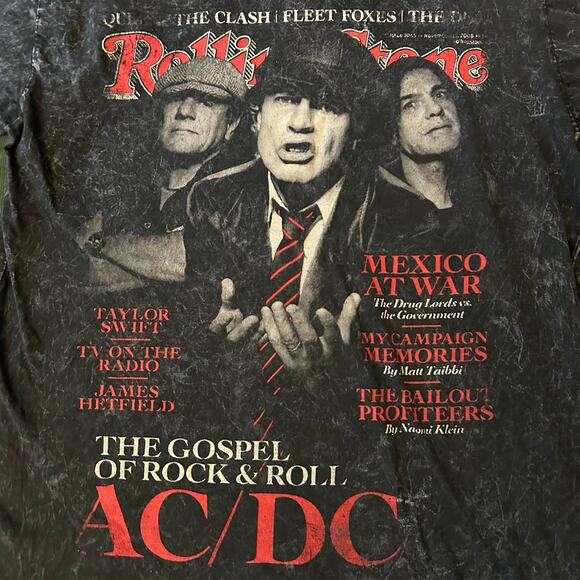 Acdc acid wash graphic tee - Picture 2 of 4